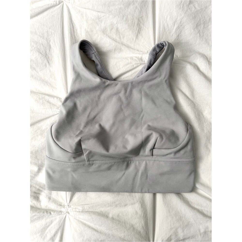 Lululemon Light Gray Sports Bra